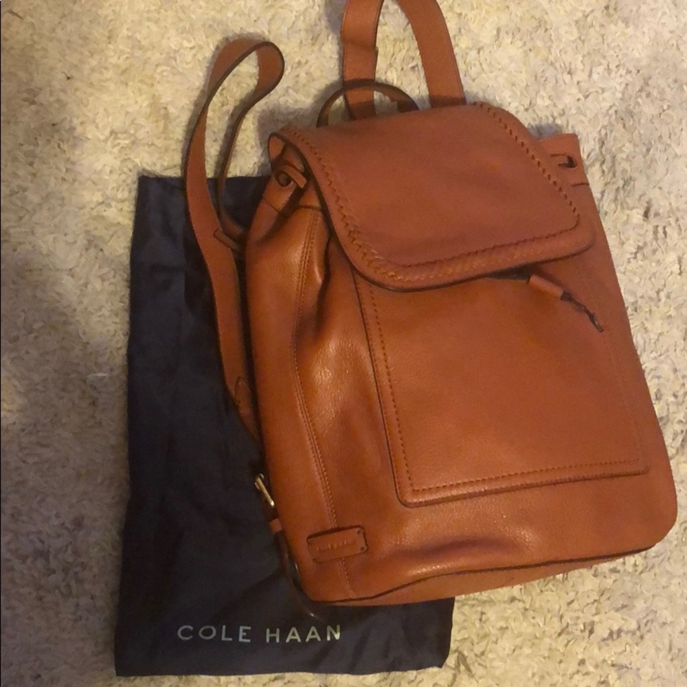 Cole Haan mini leather backpack